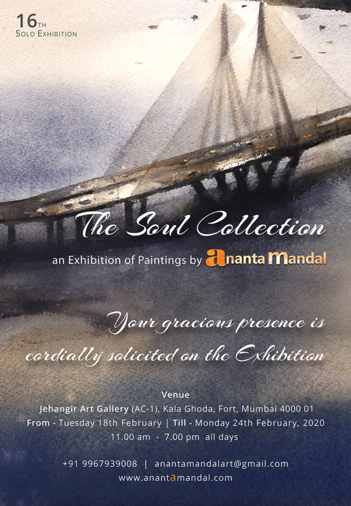 16th Solo Exhibition at Jehangir Art Gallery, Mumbai - Ananta Mandal ...