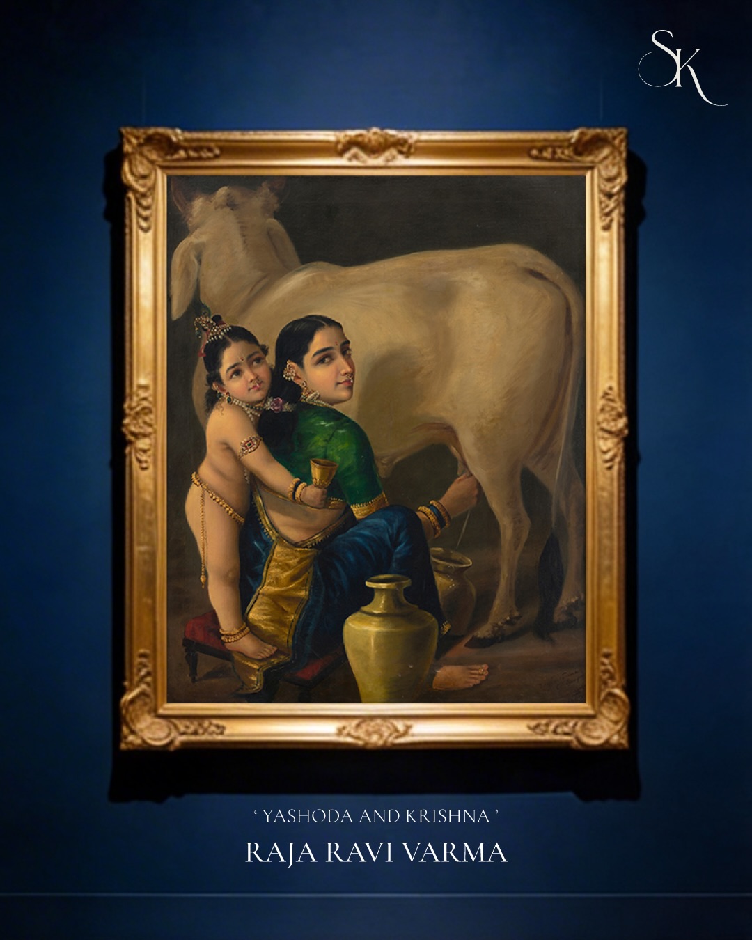 Yashoda-and-Krishna-by-Raja-Ravi-Varma-record-breaking-₹167.2-crore-$18-million-approx