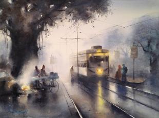 Kolkata-painting-by-ananta-mandal