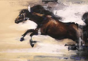 horse-paintings, horse sketch, ananta mandal painting