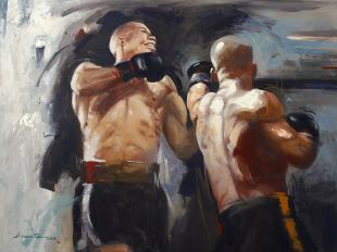 boxing-painting-by-ananta-mandal