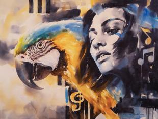 break-free-San Diego-Watercolor-Society-ananta-mandal-indian-artist