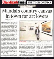 Ananta Mandal painting | Times of India - Chandigarh | AnantaMandal.com